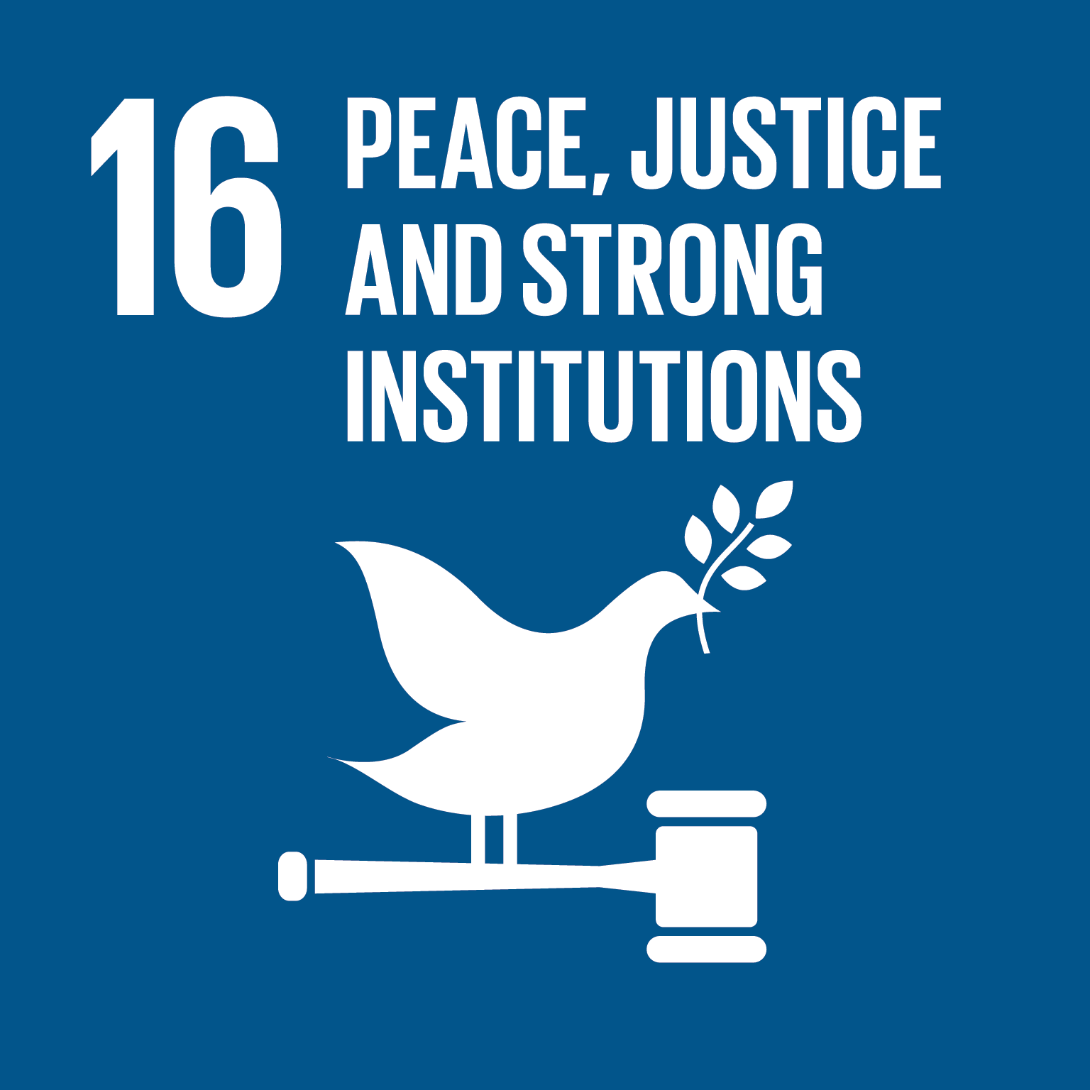 Peace, Justice and Strong Institutions - Promote just, peaceful and inclusive societies